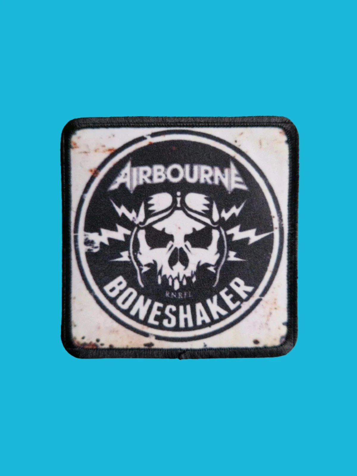 Patch Airbourne - Boneshaker - Imprimé - Carré de 7,5 x 7,5 centimètres
